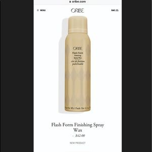 Oribe Flash Form Finishing Spray Wax (New)